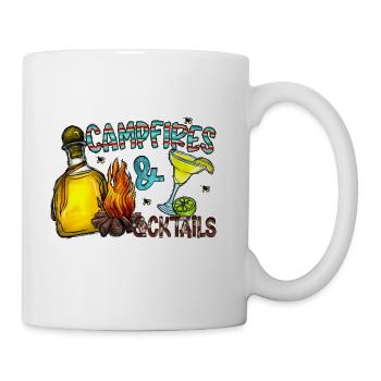 Campfires And Cocktails - Coffee/Tea Mug - white - Right