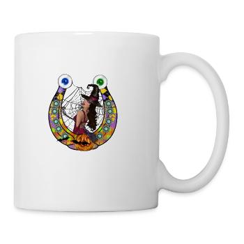 Halloween Horseshoe - Coffee/Tea Mug - white - Right