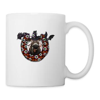 Halloween Donkey - Coffee/Tea Mug - white - Right