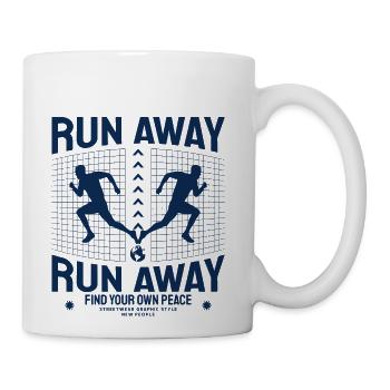 Run Away - Coffee/Tea Mug - white - Right