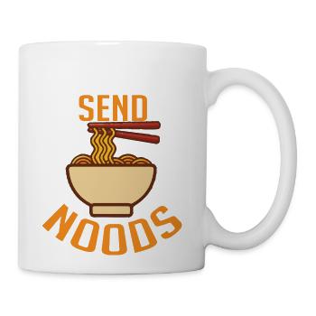 Send Noods Ramen Kawaii Ramennoodles Foodie - Coffee/Tea Mug - white - Right