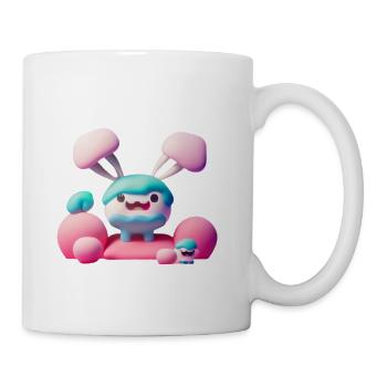 cuties that melt hearts - Coffee/Tea Mug - white - Right