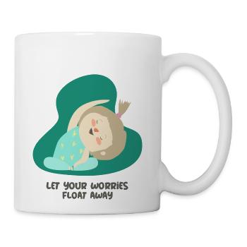 Let Your Worries Float Away - Coffee/Tea Mug - white - Right