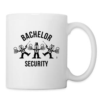 Bachelor Security (Caricature / Dance / 1C) - Coffee/Tea Mug - white - Right