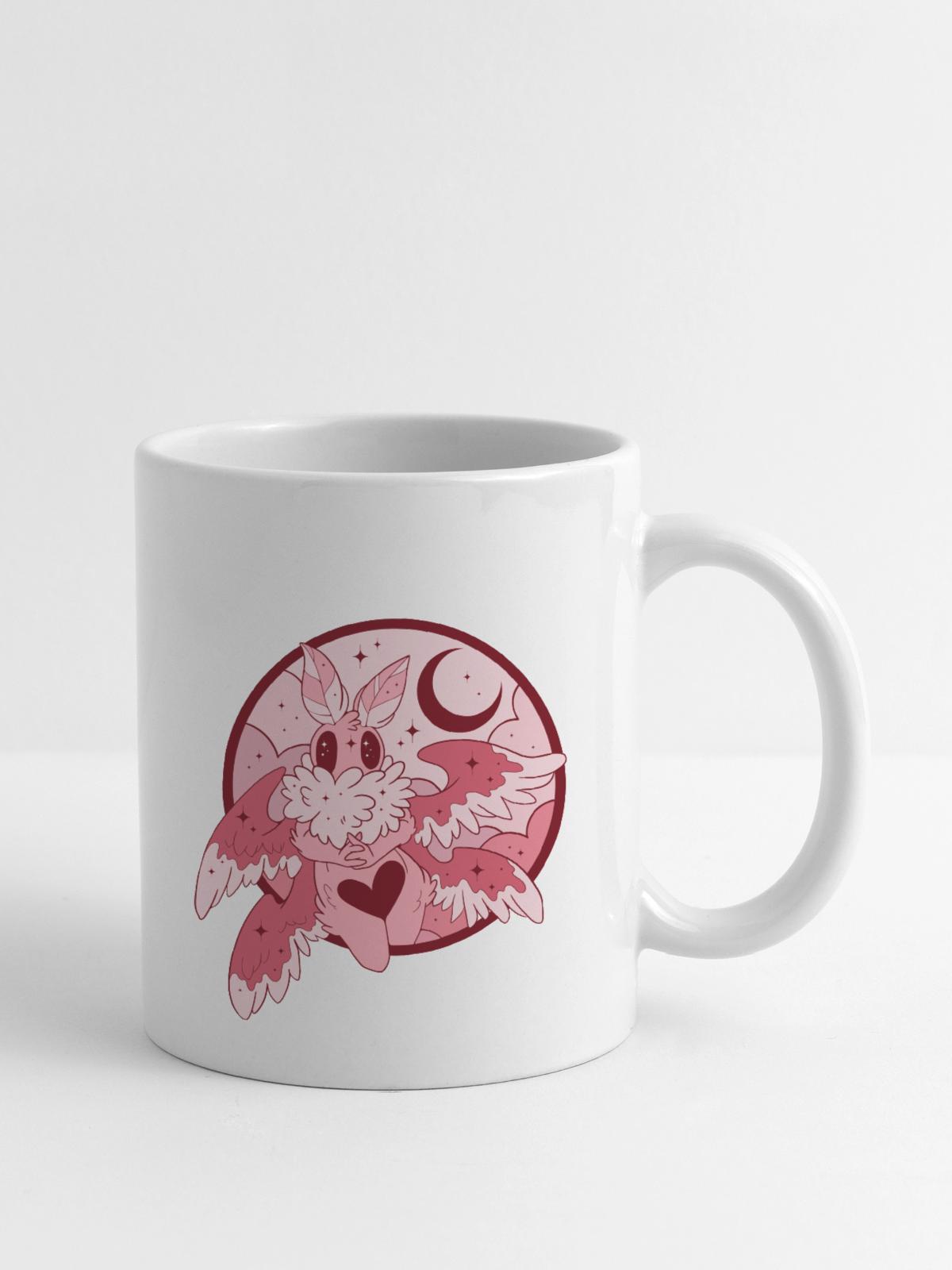 Rosy Maple Mothman - Coffee/Tea Mug - white - Right