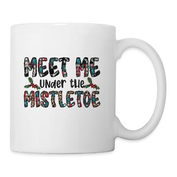 Meet Me Under The Mistletoe - Coffee/Tea Mug - white - Right