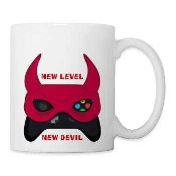 New Level New Devil - Coffee/Tea Mug - white - Right