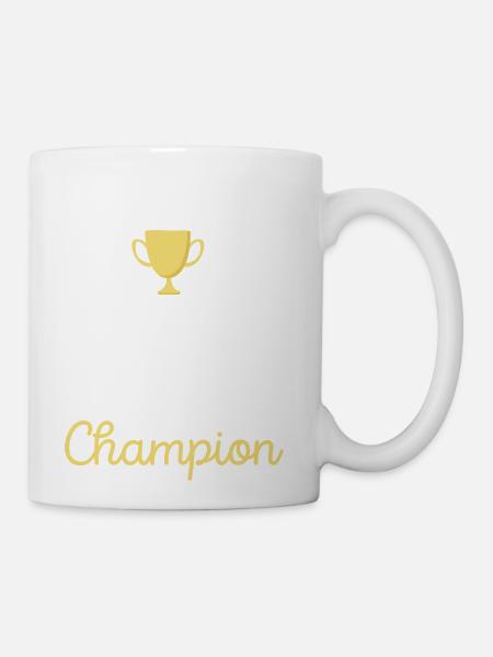 Dad Joke Champion vintage - Coffee/Tea Mug - white