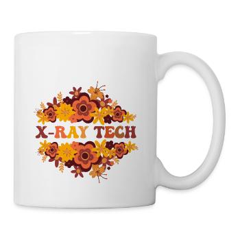X ray Tech flower - Coffee/Tea Mug - white - Right