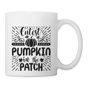 Cutest Pumpkin In The Patch - Coffee/Tea Mug - white - Right