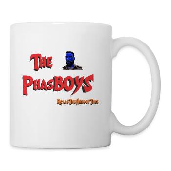 RoxasTheHeroofTime - Twitch logo - The PhasBOYS - Coffee/Tea Mug - white - Right