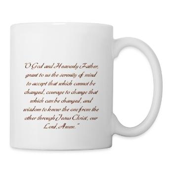 Serenity Prayer - Coffee/Tea Mug - white - Right