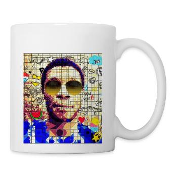 THE DESIGNER'S MOSAIC EXPRESSION - Coffee/Tea Mug - white - Right