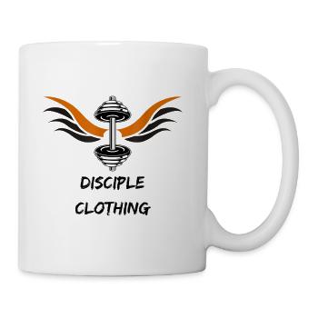 Disciple Clothing Faith Dedication Fitness - Coffee/Tea Mug - white - Right