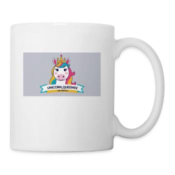 UnicornQueen on twitch - Coffee/Tea Mug - white - Right