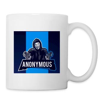 Anonymous Hooded Gunslinger - Coffee/Tea Mug - white - Right