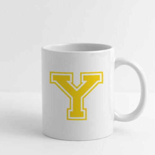 Letter Y – Capital Athletic Alphabet Monogram - Coffee/Tea Mug