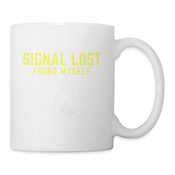 Signal Lost Found Myself - Coffee/Tea Mug - white - Right