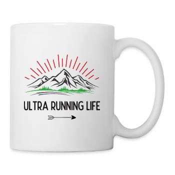 Ultra Running Life - Coffee/Tea Mug - white - Right