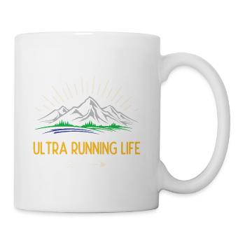 Ultra Running Life - Coffee/Tea Mug - white - Right