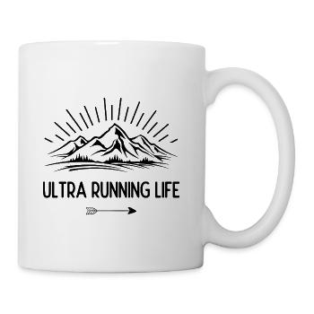 Ultra Running Life - Coffee/Tea Mug - white - Right