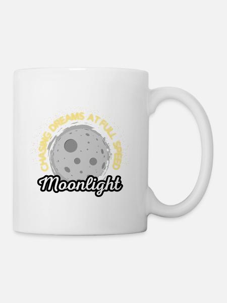 Moonlight Dreams at Full Speed - Coffee/Tea Mug - white