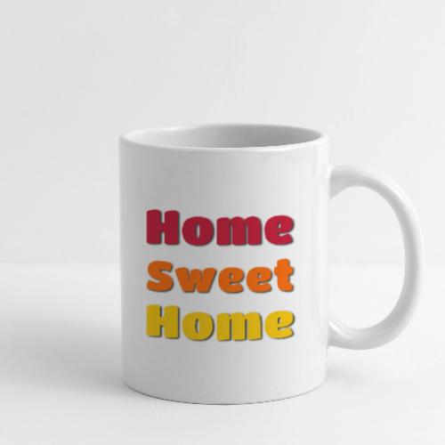 Home Sweet Home Colorful Typography - Coffee/Tea Mug