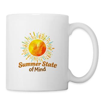 Summer State of Mind Sunburst - Coffee/Tea Mug - white - Right