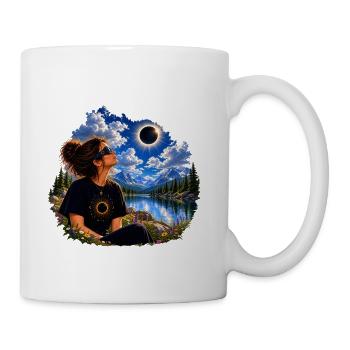 Solar Eclipse Nature Tee - Coffee/Tea Mug - white - Right