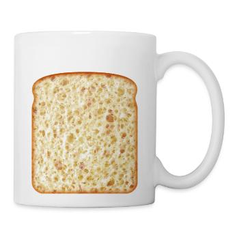 a piece of bread - Coffee/Tea Mug - white - Right