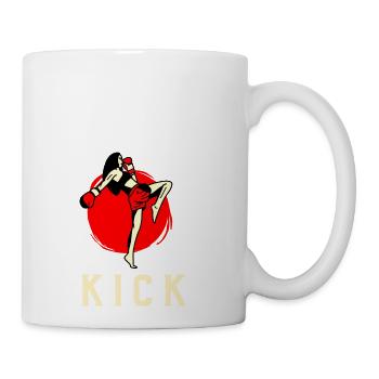 Ready Steady Kick - Coffee/Tea Mug - white - Right
