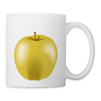 golden apple - Coffee/Tea Mug - white - Right