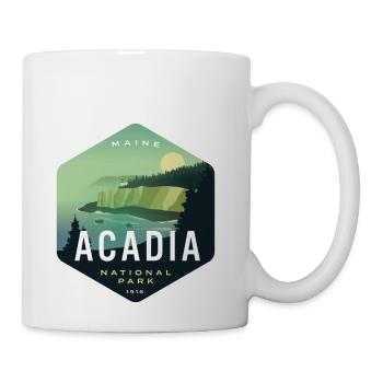 Acadia Maine 1916 National Park - Coffee/Tea Mug - white - Right