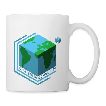 Cube Earth Community - Coffee/Tea Mug - white - Right