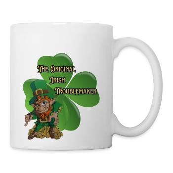 The original Irish troublemaker - Coffee/Tea Mug - white - Right