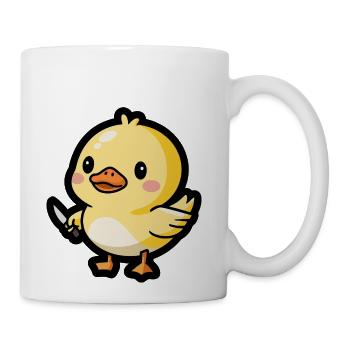 Ducky Defender - Coffee/Tea Mug - white - Right