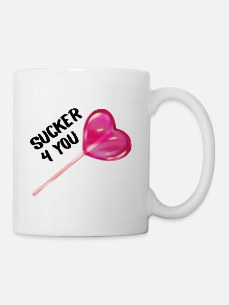 Sucker 4 You Graphic - Coffee/Tea Mug - white