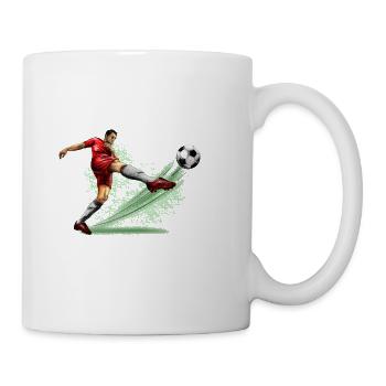Crimson Kick Neon Splash - Coffee/Tea Mug - white - Right