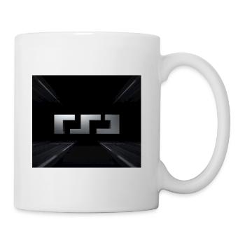 Dimensional Glyphs in Metal - Coffee/Tea Mug - white - Right