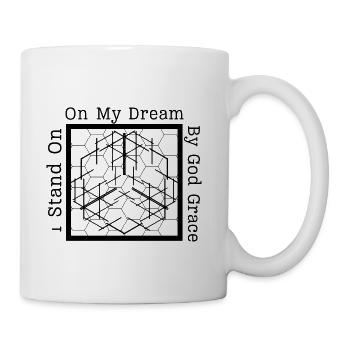 On My Dream Fractal Web - Coffee/Tea Mug - white - Right