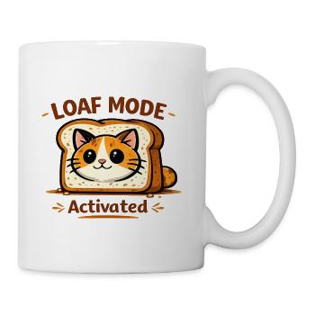 Loaf Mode Activated Cat - Coffee/Tea Mug - white - Right