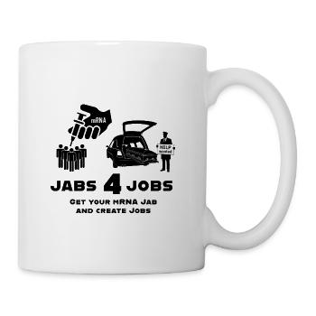 Jabs 4 Jobs - a new campaign - Coffee/Tea Mug - white - Right