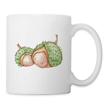 Smiling Chestnuts - Coffee/Tea Mug - white - Right