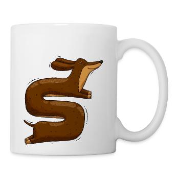 Long Dog - Coffee/Tea Mug - white - Right