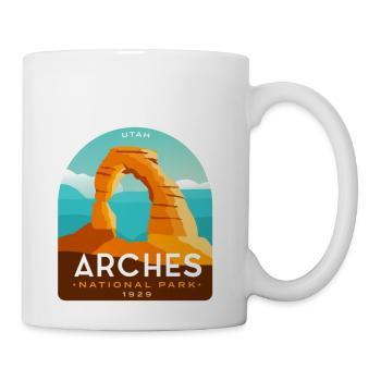 Arches Utah 1929 National Park - Coffee/Tea Mug - white - Right