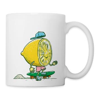 The Lemon Skater - Coffee/Tea Mug - white - Right