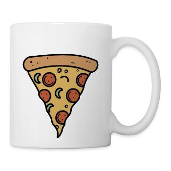 Pizza Slice, Slice of Pizza - Coffee/Tea Mug - white - Right