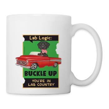 Black Lab Logic - Coffee/Tea Mug - white - Right