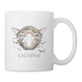 Fear-Swarm-Attack-Cicadas-Survival - Coffee/Tea Mug - white - Right