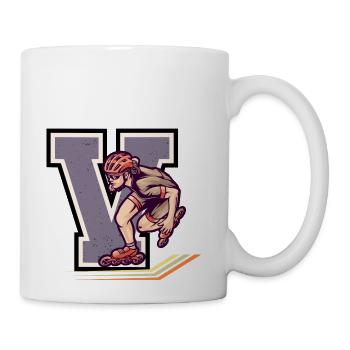 Rollerblading Velocity - V Series - Coffee/Tea Mug - white - Right